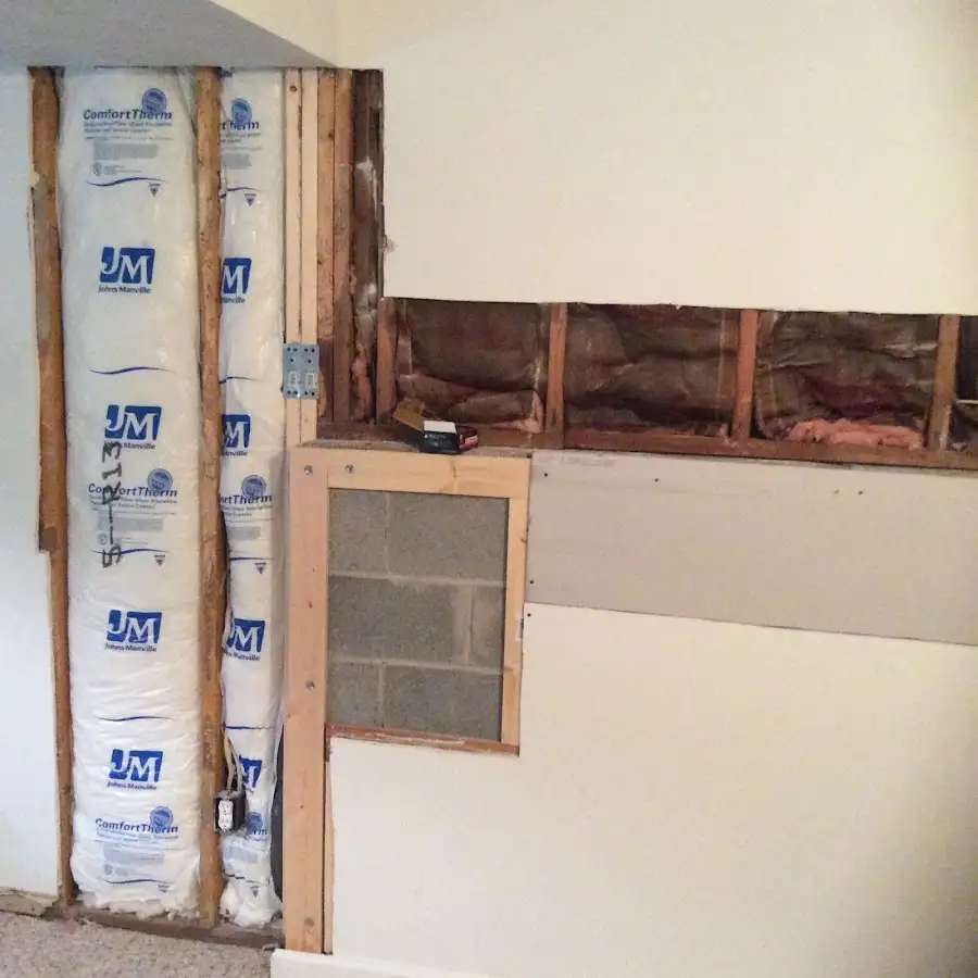 Wall insulation replacement during Structural Drying in Warrenton